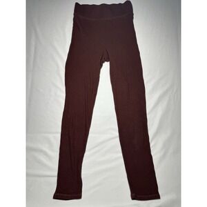 Abercrombie And Fitch Womens Brown Ribbed‎ Skinny Loungewear Pants Size Medium